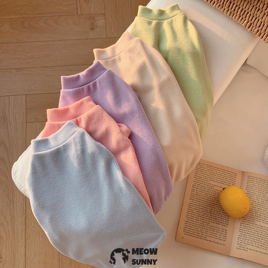 Sphynx Sleeveless Bodysuit Elastic Hairless Cute Multicolor Cat Clothes