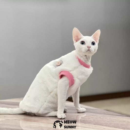 Sphynx hairless cat clothes are warm, soft and comfortable