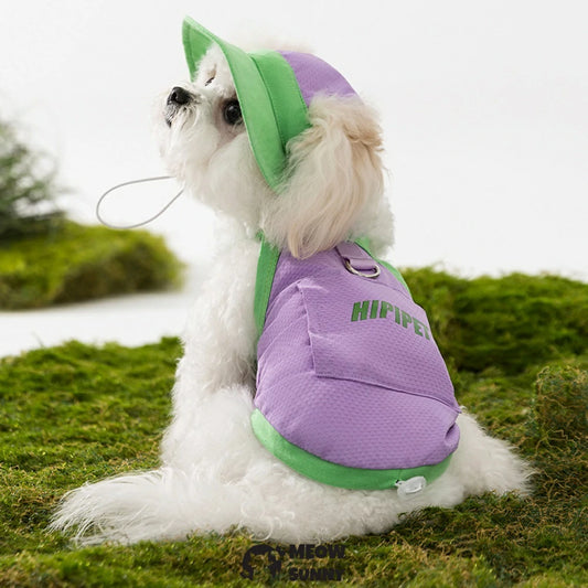 Summer dog outdoor sun protection cool clothes including hat