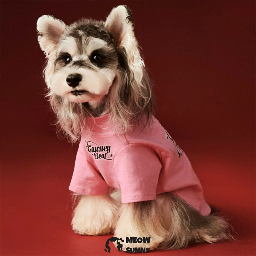 Summer thin T-shirt puppy snow autumn style inner wear