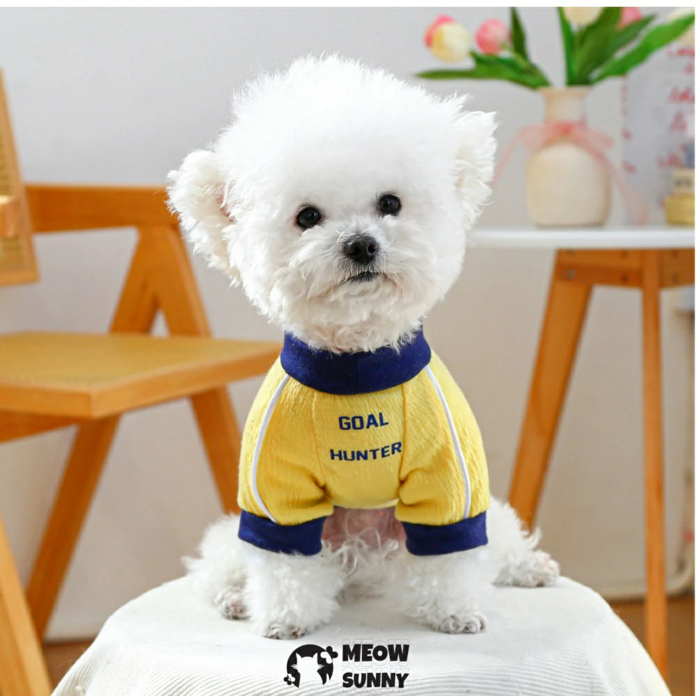 Teddy Bichon Vest Pet Clothes Pullover Sports Style Jersey