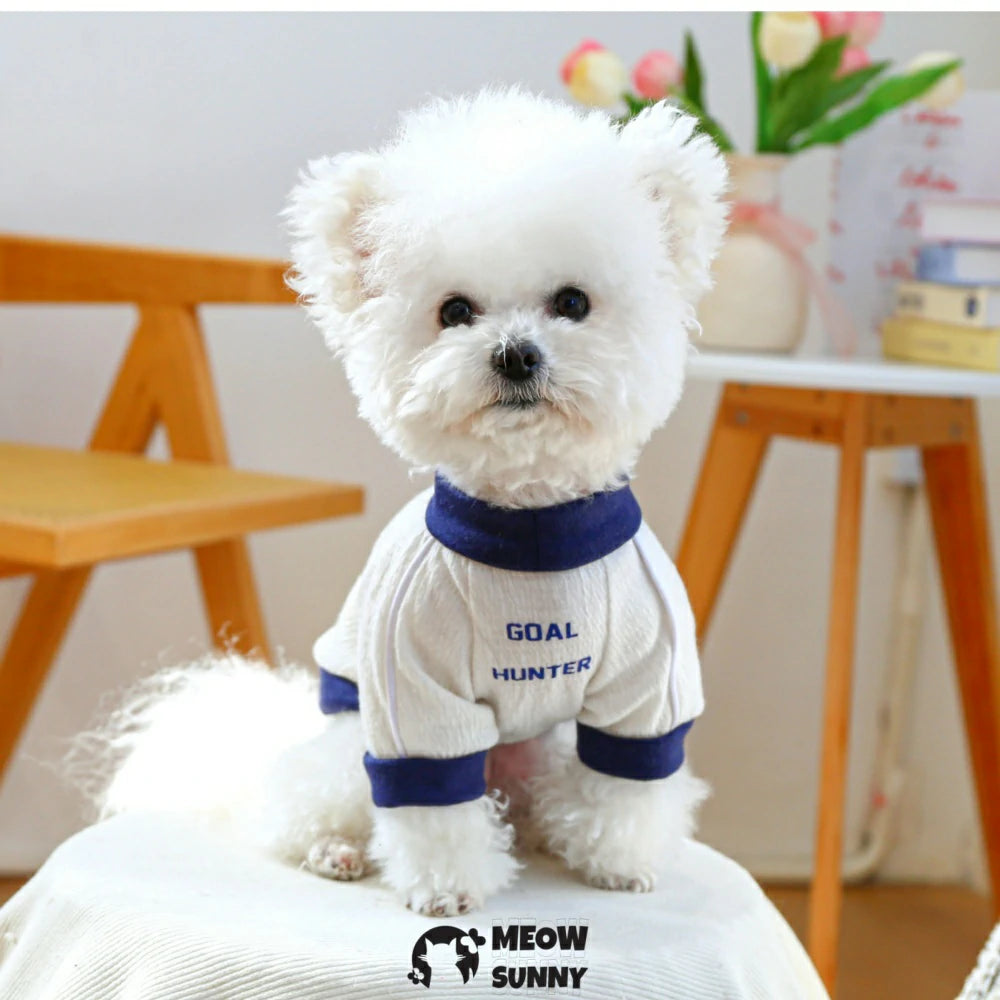 Teddy Bichon Vest Pet Clothes Pullover Sports Style Jersey