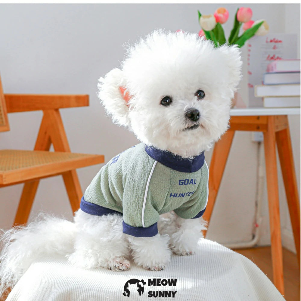 Teddy Bichon Vest Pet Clothes Pullover Sports Style Jersey