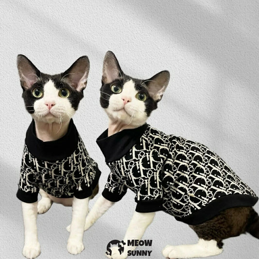 Thickened winter hairless cat pet clothes for warmth and belly protection