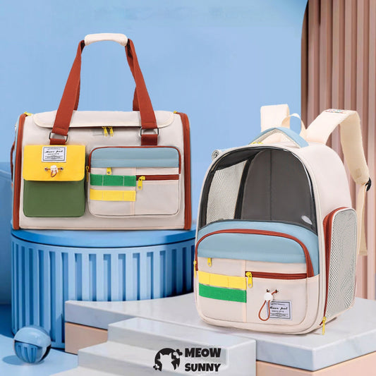 Fashion Deluxe Backpack Dog & Cat Carrier