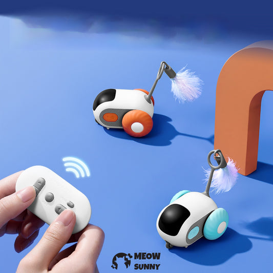 Smart remote control mini car cat toy