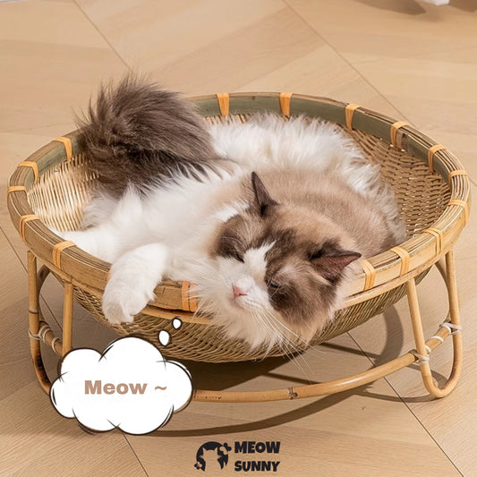 Rattan Pets Leo Bolster Dog & Cat Bed