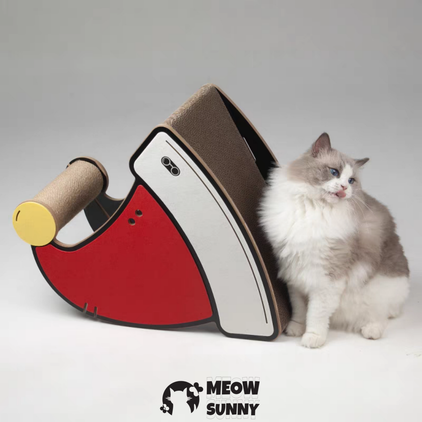 Christmas Hat Slanted Paper Box Cat Scratching Board